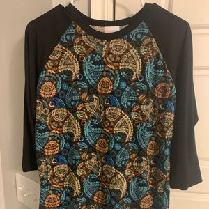 Lularoe baseball tee CB